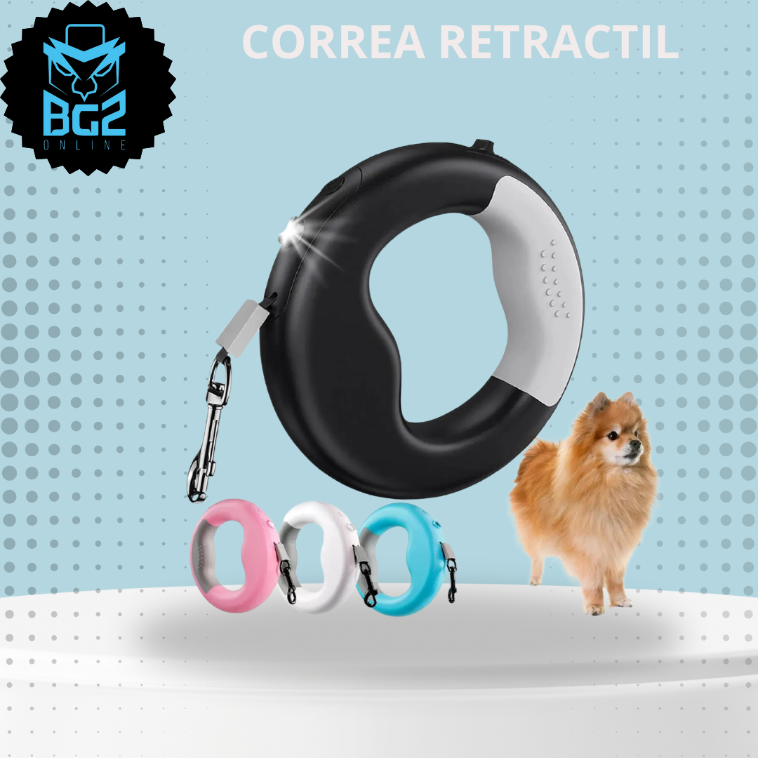 CORREA RETRACTIL PARA MASCOTA